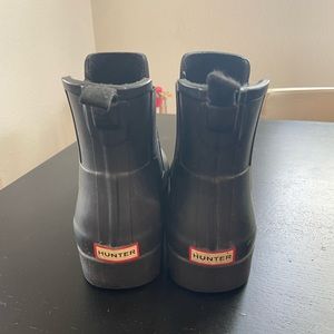 hunter short rain boots size 9